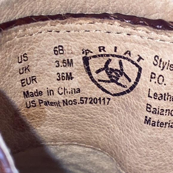 Ariat Woven Rattan Leather Strap Women’s Mules - Size: 6B - Picture 6 of 6